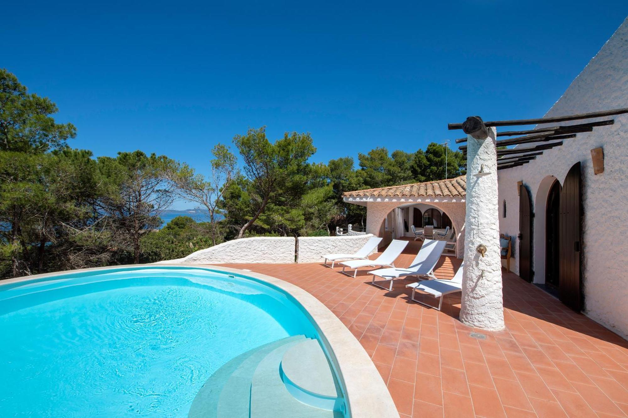 Villa Eliana Sul Mare Porto Pino Exteriér fotografie