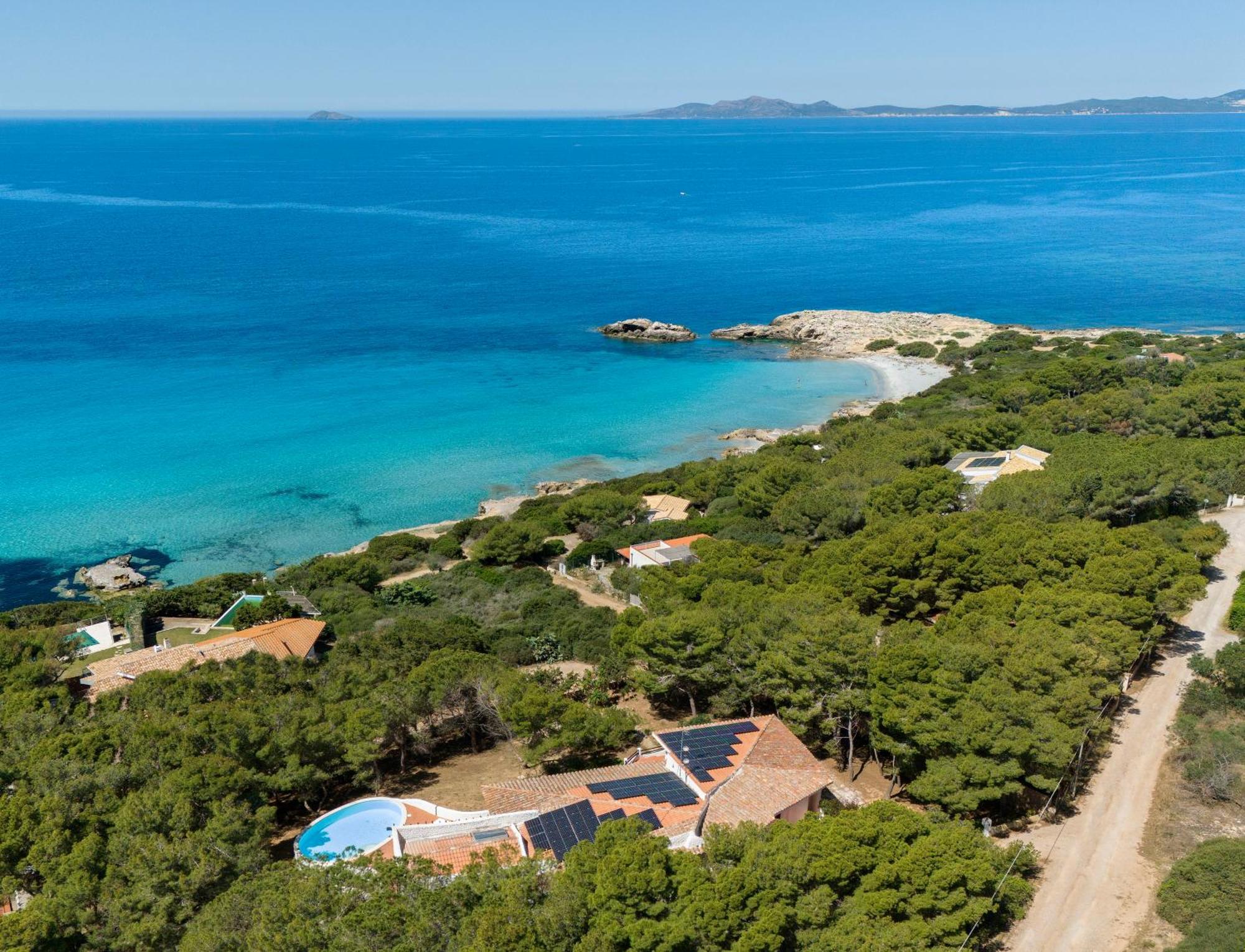 Villa Eliana Sul Mare Porto Pino Exteriér fotografie